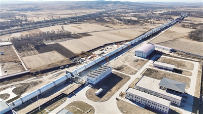 图为高速飞车大同（阳高）项目试验线。资料图片