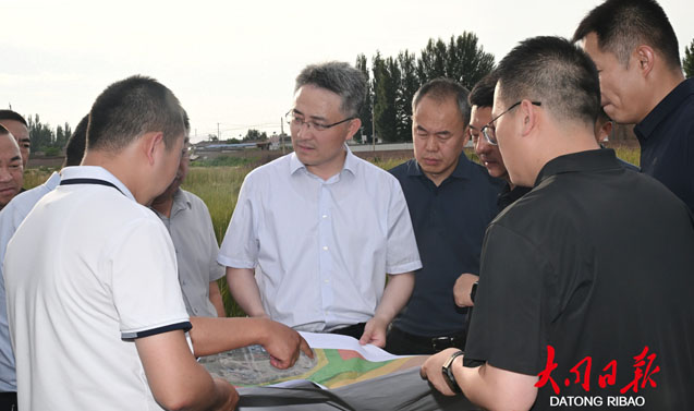 刘俊义调研重点项目建设工作