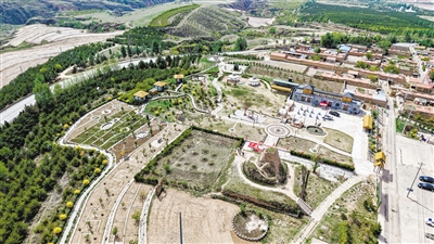 夏季的浑源县二岭村美景如画。韩堃摄