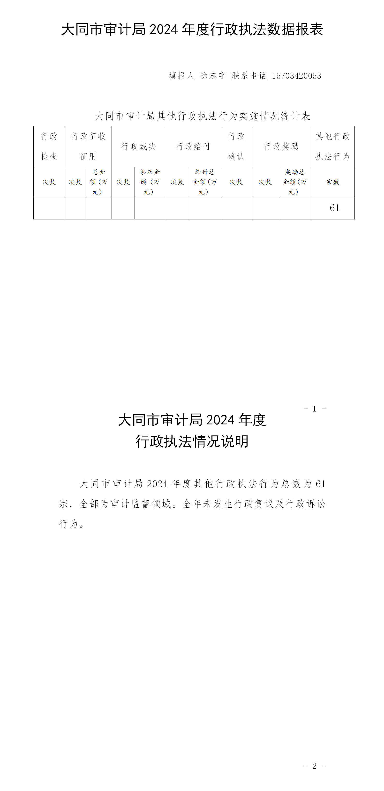 大同市审计局2024年行政执法数据报表_01