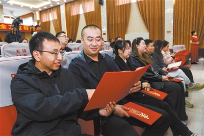 图为第三届云冈区自媒体短视频创作大赛获奖者。韩堃摄