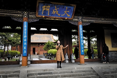 “旋律回响”演唱活动现场。韩堃摄