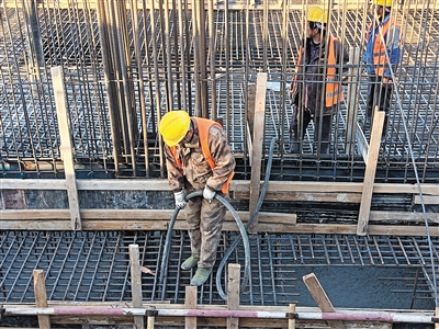 中联数据零碳大数据产业（新荣）基地项目建设正酣。贾晓龙摄