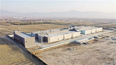 算力中心大楼初具雏形。于宏摄