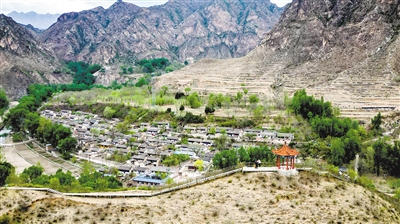 图为花塔村全景。韩堃摄