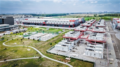 图为中联绿色大数据产业基地。韩堃摄 图为中联绿色大数据产业基地。韩堃摄