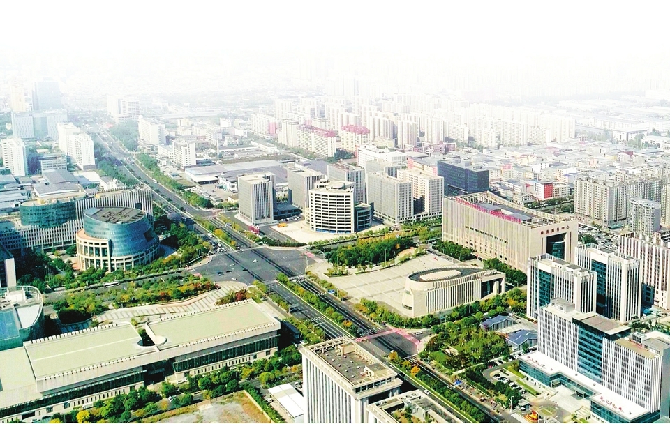 山西转型综合改革示范区街景。