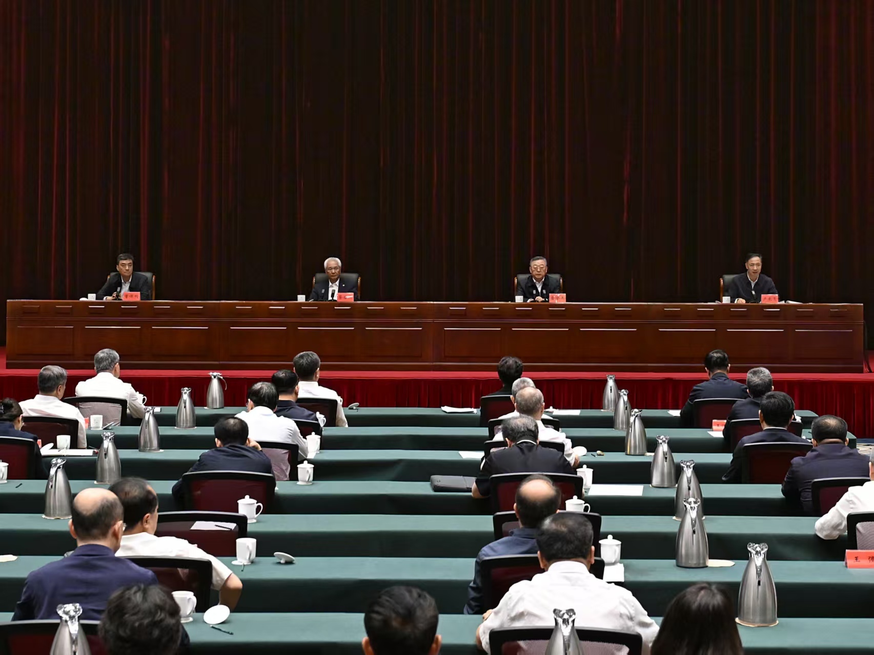 5月28日，中央第一生态环境保护督察组督察山西省动员会在太原召开。史晓波摄
