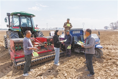 云冈区专业合作社组建农技服务队,深入田间地头开展现场教学。申力摄